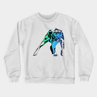 Blue Cat Crewneck Sweatshirt